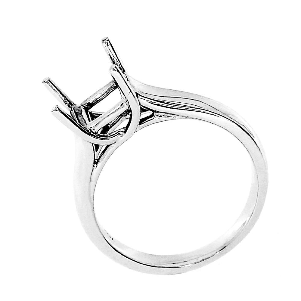 View SQUARE FOUR PRONG SOLITAIRE